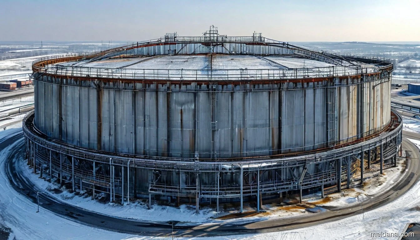 Антидроновая защита резервуара РВС-50000 Грозном — ЗОК ЗАСЛОН по СП 542