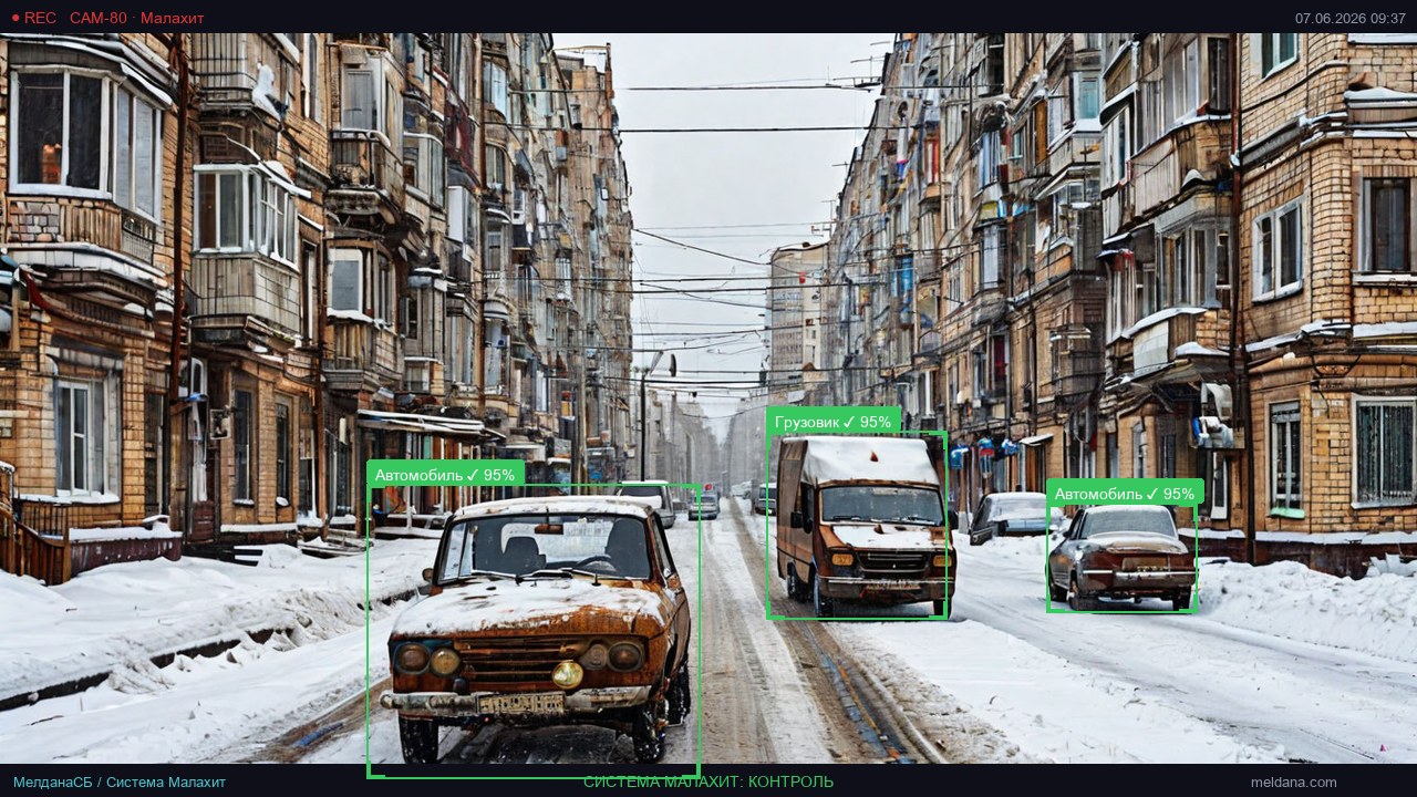 Детекция уборки дворником с помощью видеоаналитики Малахит