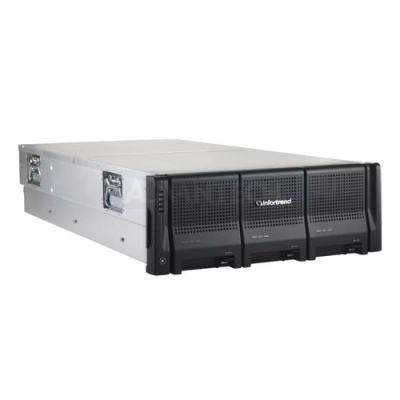 Система хранения Infortrend EonStor DS 1024R2C-B x24 3.5 SAS 2x460W (DS1024R2C000B-8U32) 